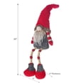 thumbnail image 2 of Christmas Peppermint Gnome Shelf Dangler 20", 2 of 3