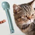 thumbnail image 4 of Pet Cat Liquid Snack Feeding Spoon - Cat Strip Squeezer, Hanging Hole, Sturdy, Easy to Clean, Multipurpose, Plastic Pet Cat Liquid Snack Feeding Spoon for Daily Use, 4 of 8