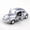 GRAY, variant on 1:38 Scale Silver Beetle #53 Diecast Model Car, Classic Herbie Replica with Openable Door
