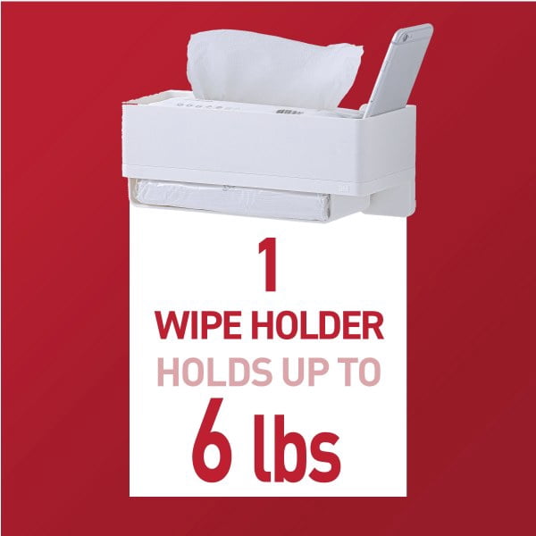 Command™ Wipe Holder, 1 holder, 4 Large Strips