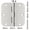 Satin Nickel, variant on 18 Pack Nickel Door Hinges Brushed Nickel 3 1/2 Interior Door Hinges Satin Nickel 3.5 Inch with 5/8” Radius Corners 3 ½"x 3 ½" Silver Hardware Controls