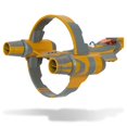 thumbnail image 5 of Star Wars Micro Galaxy Squadron Anakin Skywalker'S Jedi Starfighter - 5-Inch Starfighter Class Vehicle With Two 1-Inch Micro Figure Accessories, 5 of 5