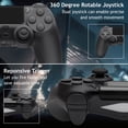 thumbnail image 4 of Game Controller for P4, Wireless Controller Compatible with P4/SLIM/PRO & PC with Dual Vibration & 6-Axis Gyro Sensor, 4 of 6