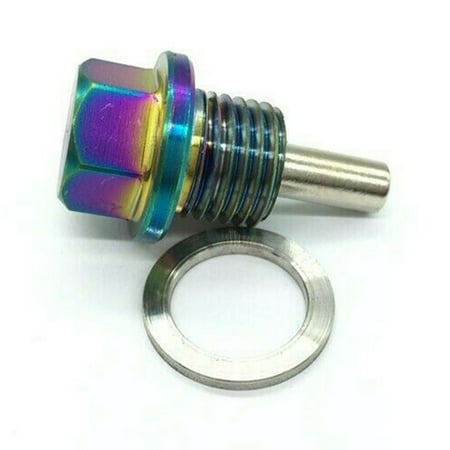 KERISTE Aluminum Alloy Magnetic Oil Drain Plug M14*1.5 Fit for Suzuki Hond Mitsubish.I
