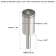 thumbnail image 2 of Unique Bargains 15mm 600 Grits Diamond Mounted Point Spherical Concave Head Bead Grinding Bit, 2 of 5