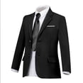 thumbnail image 4 of Boy's Black Suit Jacket Formal Suit for Wedding, 4 of 5