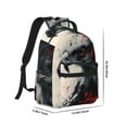 thumbnail image 2 of Rocae Red Black Ink Style Bald Eagle for Comfortable Student Backpack - Lightweight ,Durable School Bag Ideal for Middle School, High School, and College, 2 of 6