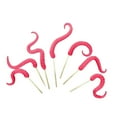 thumbnail image 3 of Pensas de planta de tentáculo de pulpo de 7 piezas, adornos de decoración de postal al aire libre, estacas de jardín decorativas prácticas creativas, rojo, 3 of 8