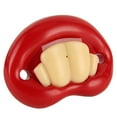thumbnail image 1 of Chupetes Divertidos Para Bebés, Chupetes Divertidos De Ortodoncia Para Niños Pequeños, Forma De Dientes De Conejo Encantador, Silicona Suave Y Segura Para El Hogar Para Bebés ANGGREK Funny Toddler Pacifiers, 1 of 8