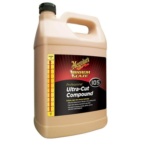 - Meguiar's M105 Mirror Glaze Ultra-Cut Compound, 1 gal