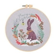 thumbnail image 1 of Lipstore Christmas Embroidery Kit Craft Set Adults Xmas Material Package Accessories DIY Bunny, 1 of 8