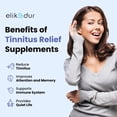 thumbnail image 4 of Suplemento Elikadur Tinnitus Relief 1500 mg 120 cápsulas para adultos, 4 of 5