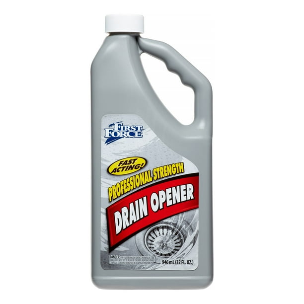 First Force Professional Strength Drain Opener, 32 Oz