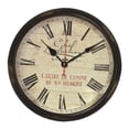 thumbnail image 1 of Reloj colgante de pared, reloj de pared con números romanos, regalo, Arte de la pared Decoración, decoración de pared, reloj Retro, reloj de pared, 1 of 9