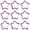 Purple, variant on 10Pcs Star Shaped Carabiner Clips, Lightweight Aluminum Alloy Star Carabiners, Multi Color Spring Snap Hook Keychain Clips For Backpack Camping Outdoor Daily Organizing(Hot Pink-10PCS)