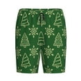 thumbnail image 3 of Yiaed Christmas (2) for Men's Soft Sleep Pajama Short Lounging Pajama Shorts-4X-Large, 3 of 8