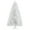 White, variant on Yaheetech Black Unlit Hinged Spruce Artificial Decorative Christmas Tree, with Foldable Stand including 1749 Branch Tips 7.5'