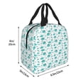 thumbnail image 2 of KLL Utensiles Print Insulated Lunch Bag Women, Reusable Cute Tote Lunch Box for Adult & Men, Leakproof Cooler Lunch Bags for Work Office Travel Picnic, 2 of 5