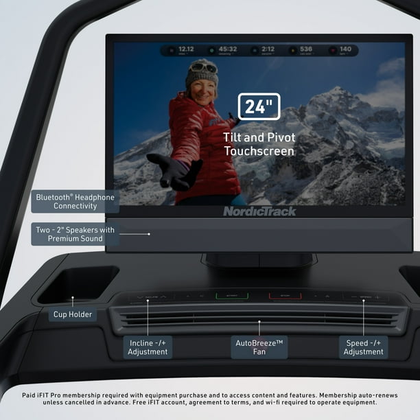 NordicTrack X24 Treadmill: 24
