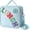 Blue, variant on Insulated Lunch Bag With Adjustable Shoulder Strap, Nylon Preppy Lunch Box Large Insulated Lunch Bag Reusable Lunch Tote Bag with Smiley Preppy LunchBag