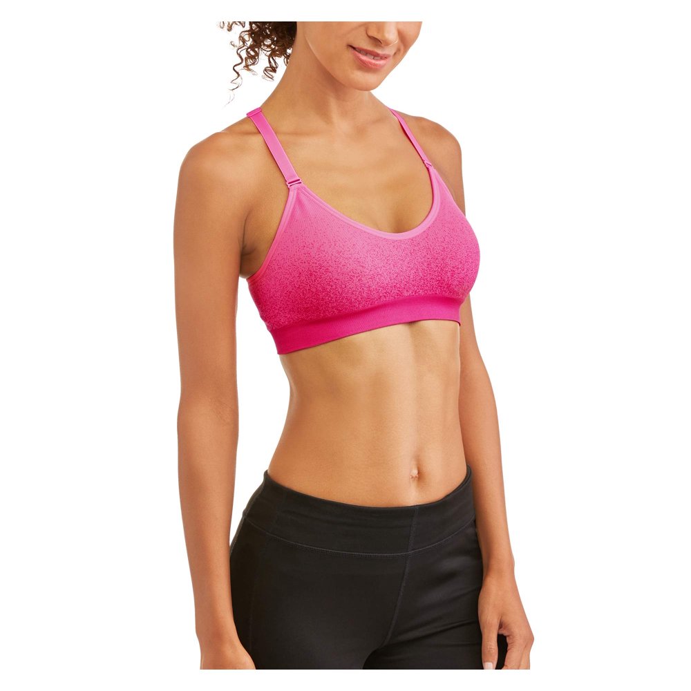 Danskin Now Womens Keyhole Seamless Sports Bra