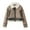Khaki, variant on NANAIQ Leather Jackets For Women Women's Bomber Jacket Womens Fall Clothes Zip Up Faux Leather Coat Fur-Collar Warm for Winter Christmas, Camel, XL