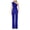 Blue, variant on Women Outfits Summer Jumpsuits Solid Color Slim Fit Sleeveless Rompers for Women for Going out and Concert