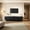 Black, variant on AUU Graceful Arch Cabinet TV Stand for TVs up to 78", Minimalist Entertainment Center with Solid Wood Legs, Adjustable Shelves Media Console for Living Room