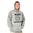 thumbnail image 5 of Popeye Quote What Me Likes Zip Up Hoodie Men's Women's Brisco Brands S, 5 of 6