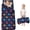 DarkBlue Dinosaurs Pattern, variant on Dinosaur and Palm Green Pattern Teens Toddler Nap Mat with Pillow, Sleeping Mat Bag for Preschool Daycare 59"x22"