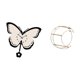 thumbnail image 5 of Reloj de pared,Reloj de pared para sala de estar,dormitorio,cocina,decoración de pared.,Estante de almacenamiento de pared,Estantería colgante de pared de metal de 3 niveles para decoración, 5 of 8