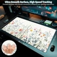 thumbnail image 2 of Big Gaming Mouse Pad, Extended 35.4" X 15.75" in Desk Pad for Keyboard and Mouse, Computer Keyboard Mouse Mat 3mm Thick XXL Rubber Mousepad for Laptop Gamer, Flowers Watercolor, 2 of 6