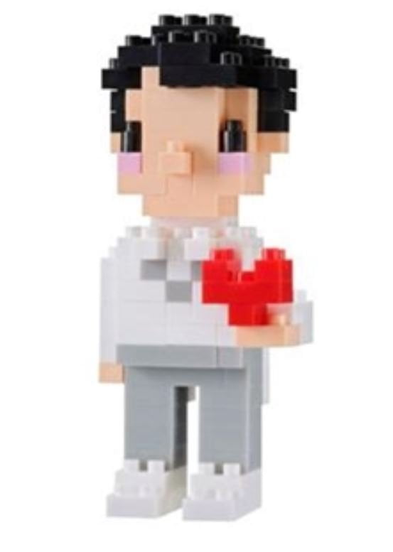 Bride And Groom Set Petit Block From Daiso Japan Set Of 2 Walmart Com Walmart Com