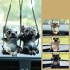 thumbnail image 3 of Swinging Dog Funny Car Mirror Pendant, French Bulldog Car Rear View Mirror Pendant For Car Mirror Doors, Home Or Office, 3 of 5