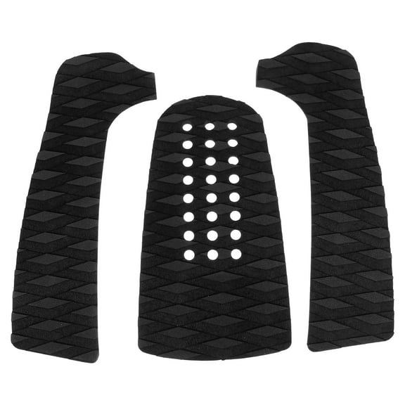 OATIPHO Adhesive Tail Pads Black Eva Easy to Stick Surfboard Accessories 3Pcs