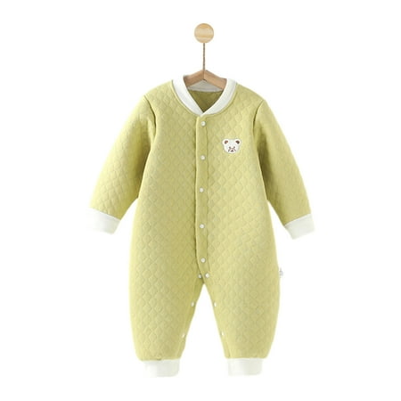 

Lindreshi Baby Girl Sleepers Clearance Young 2-24Months with Clothes Soft Warm Pajamas Unisex Cotton Solid Warm Thick Long Sleeve Hooded Romper Jumpsuit Gift/role Play
