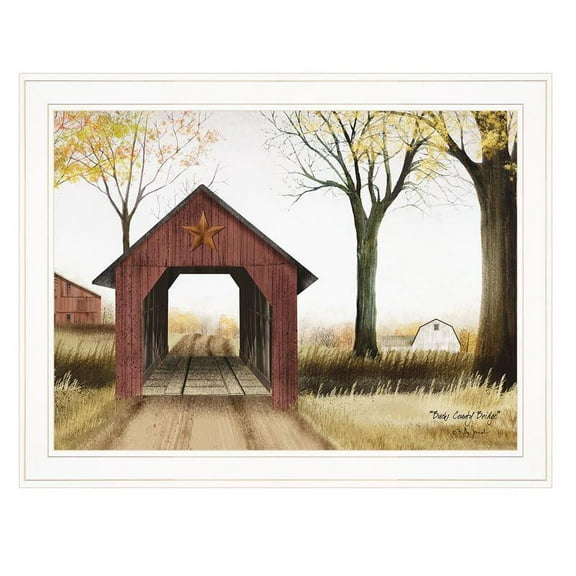 Buck County Bridge by Billy Jacobs Printed Wall Art Wood Multi-Color