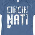 thumbnail image 4 of Inktastic Cincinnati, Ohio Distressed Font Boys or Girls Baby Bodysuit, 4 of 5