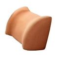 thumbnail image 4 of Almohada de soporte para la espalda, cojín de esponja para el respaldo, para escritorio, silla, hogar, asiento de coche Naranja, 4 of 7