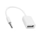thumbnail image 2 of Cable adaptador convertidor de audio auxiliar con conector macho de 3,5 mm a USB hembra, 2 of 14