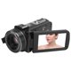 thumbnail image 1 of Videocámara Con Cámara De Vídeo, Videocámara Giratoria Con Pantalla 4K Y Enfoque Automático De 180 Para Viajes, 1 of 7