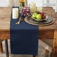 thumbnail image 5 of DII Nautical Blue Ribbed Table Runner 13x72, 5 of 5