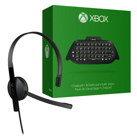 Microsoft Xbox One Chatpad and Headset,