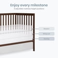 thumbnail image 4 of Dream On Me Synergy 5 in 1 Convertible Crib in Walnut Brown, Greenguard Gold Certified, 4 of 10