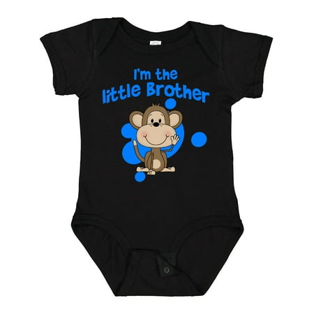 

Inktastic I m the Little Brother with Cute Monkey Gift Baby Boy Bodysuit