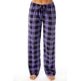 thumbnail image 1 of Vning Women Buffalo Plaid Pajama Pants Sleepwear Purple Black Buffalo Plaid XL, 1 of 3