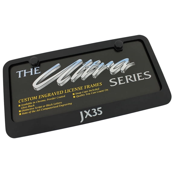 Infiniti JX35 License Plate Frame (Black)