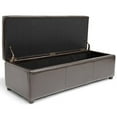 thumbnail image 4 of Baxton Studio Dennehy Faux Leather Multipurpose Storage Ottoman Bench, 4 of 5