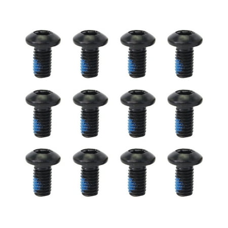 

12pcs Brake Disc Fixed Screw Alloy Sturdy Protects Brake Bolts from Rust Plate Fixation Suitable for Mountain Bikes Gold