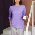 thumbnail image 5 of Post Shoulder Surgery Shirts for Women 3/4 Sleeve Tear Away Top After Rotator Cuff Shirts Chemo Port Adaptive Cloth, 5 of 5